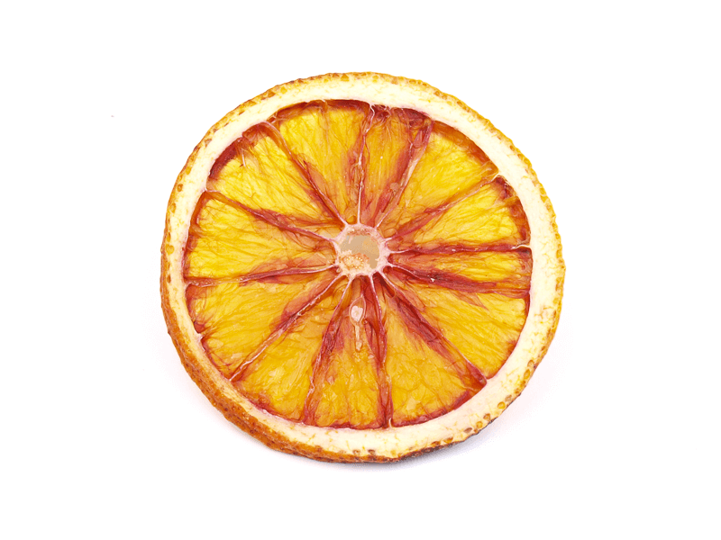 Crvena naranča sušena ploške