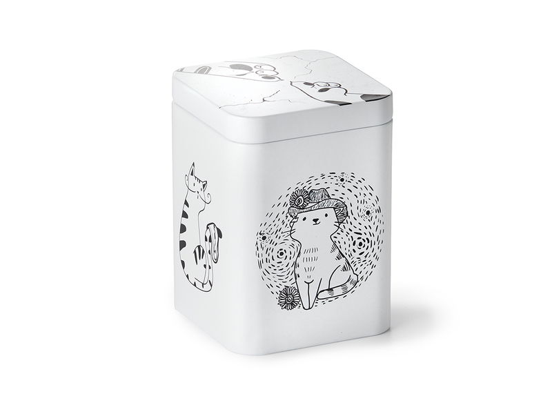 Artist Cats 100g square can