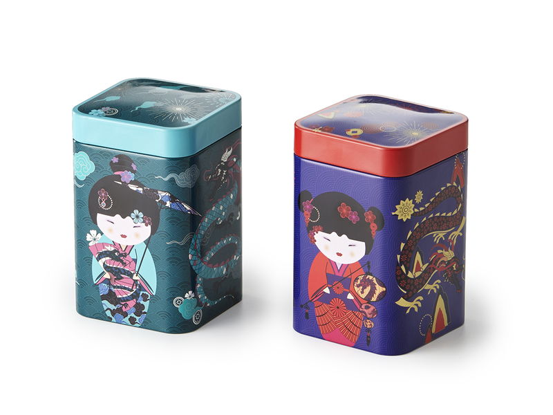 Limenka "Sweet Little Geisha" 100g četvrtasta